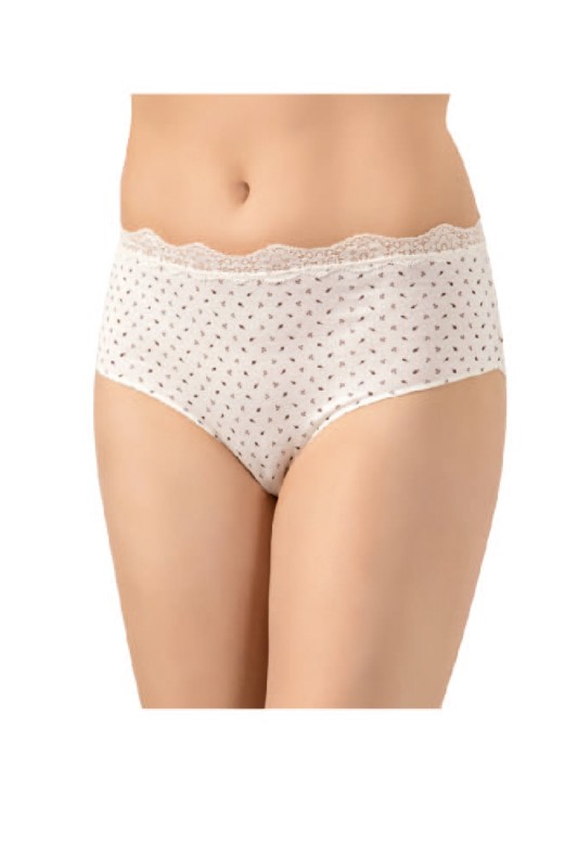 Kadın Elegant Modal Baskılı Dantelli Bato 4'Lü Paket 2812-YH