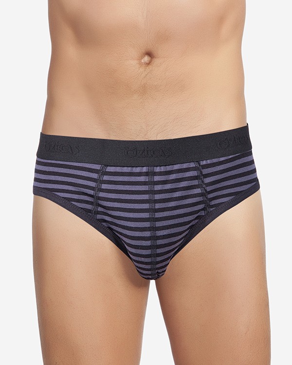 Erkek 3'Lü Lycralı Slip 1742-F