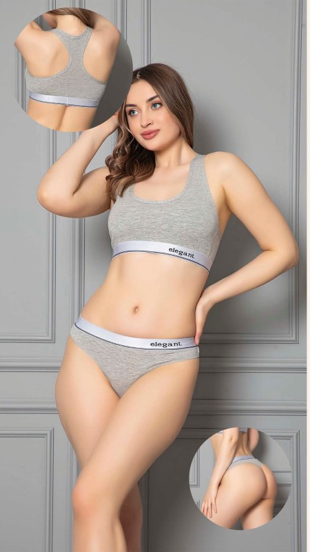 Kadın Elegant Büstiyer -String 23001-YG