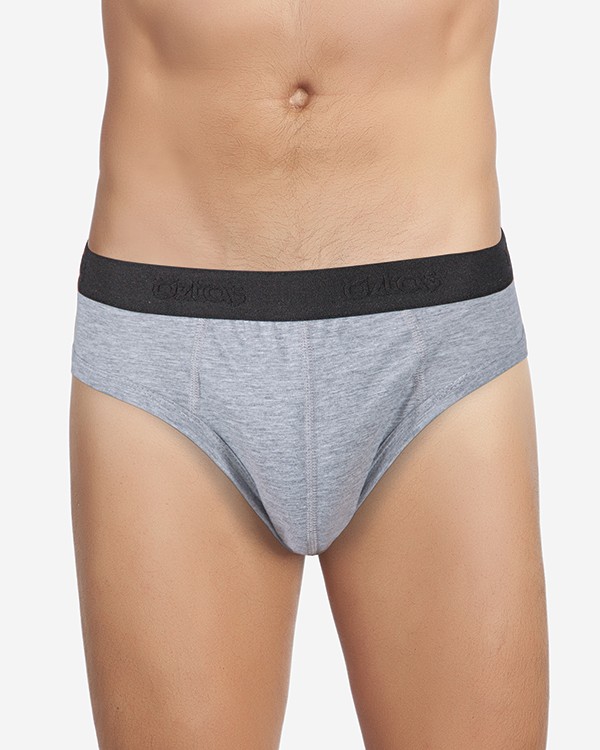 Erkek 3'Lü Lycralı Düz Renk Slip 1741-F