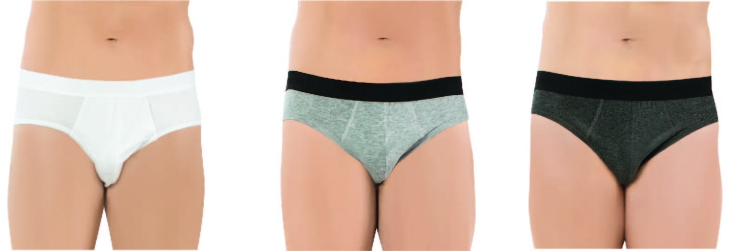 Erkek 3'Lü Slip Renkli 1140-F