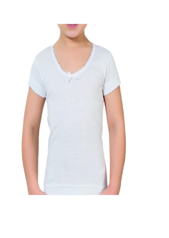 Kız Çocuk Yarımkol Fanila 4022-A