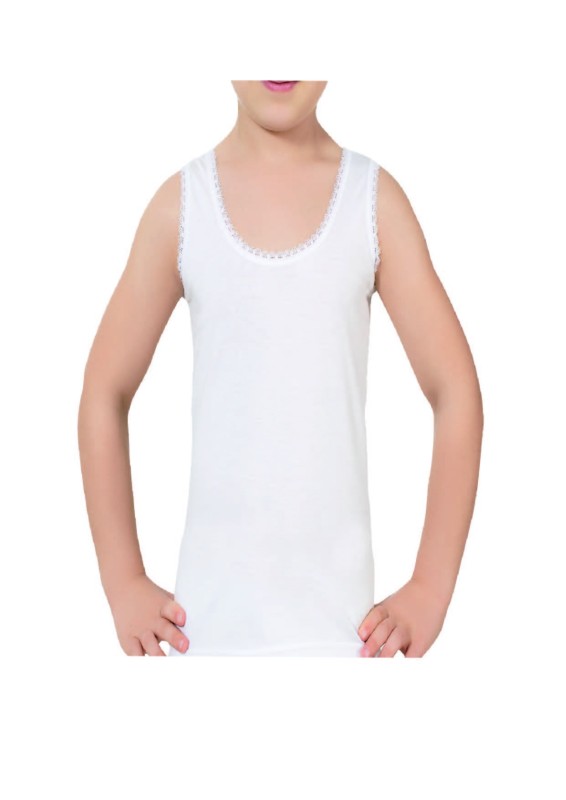 Kız Çocuk Süprem Dantelli Atlet 4001-A