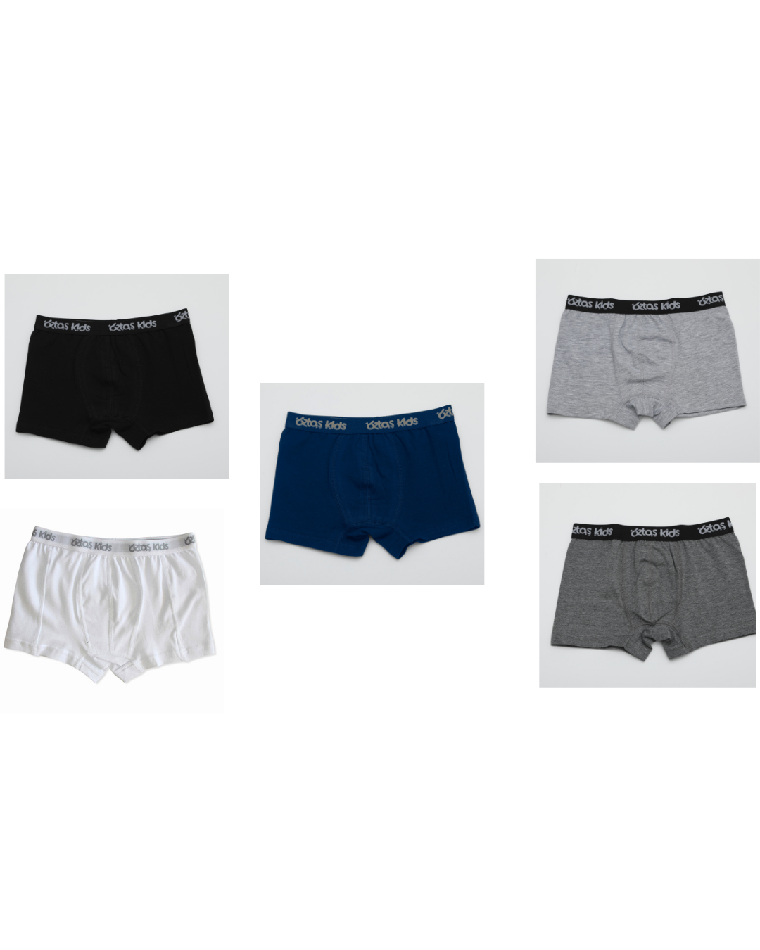 Erkek Çocuk Lycralı Renkli Boxer 3701-A