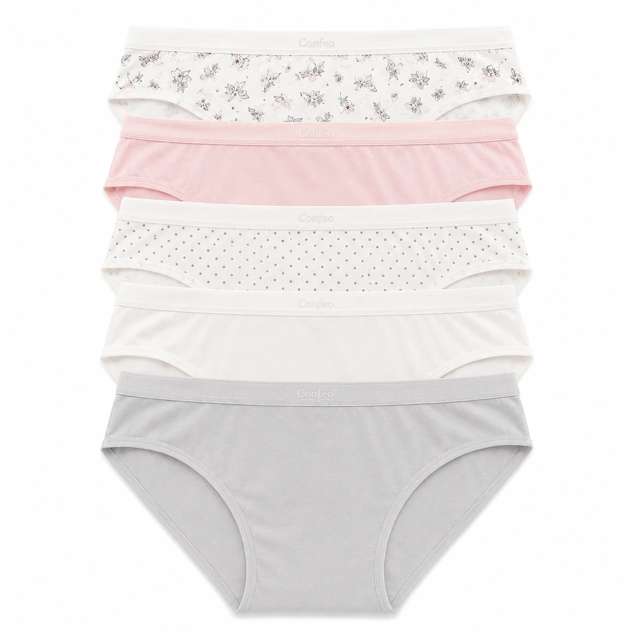 Kadın Confeo Modal Baskılı Bikini 4'Lü Paket 2809-YH